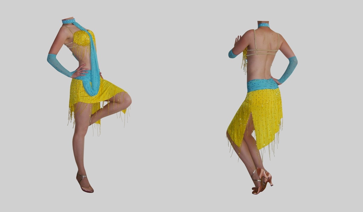 Lateinkleid Ibiza 36/38