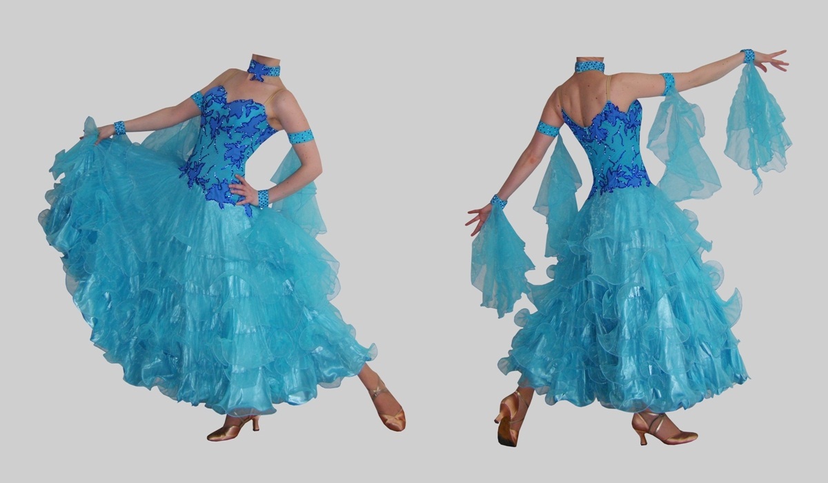 Standardkleid Lady Bluebird 34/36