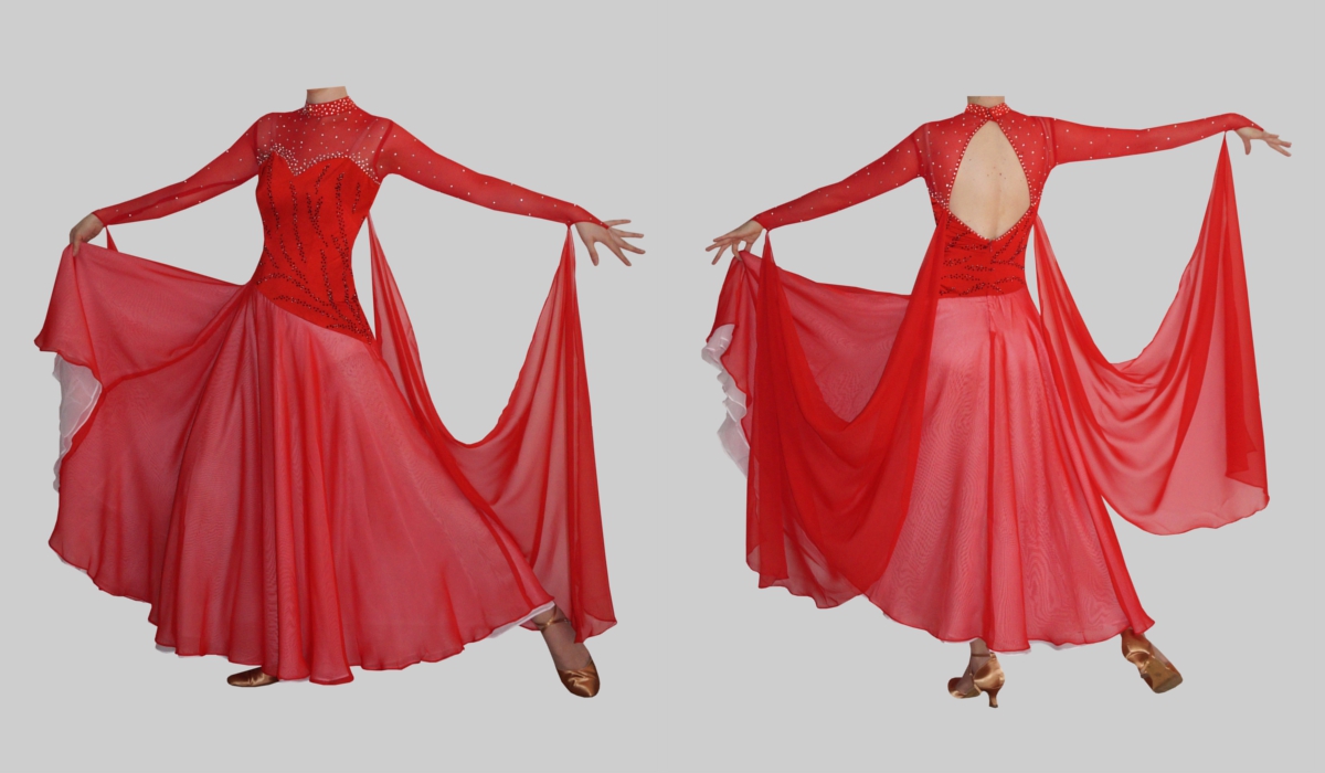 Standardkleid Spanish Rose 38/40