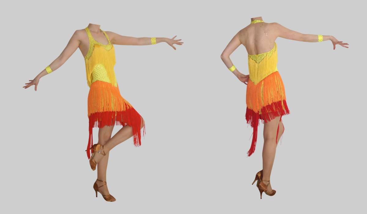 Lateinkleid Shiny 36/38