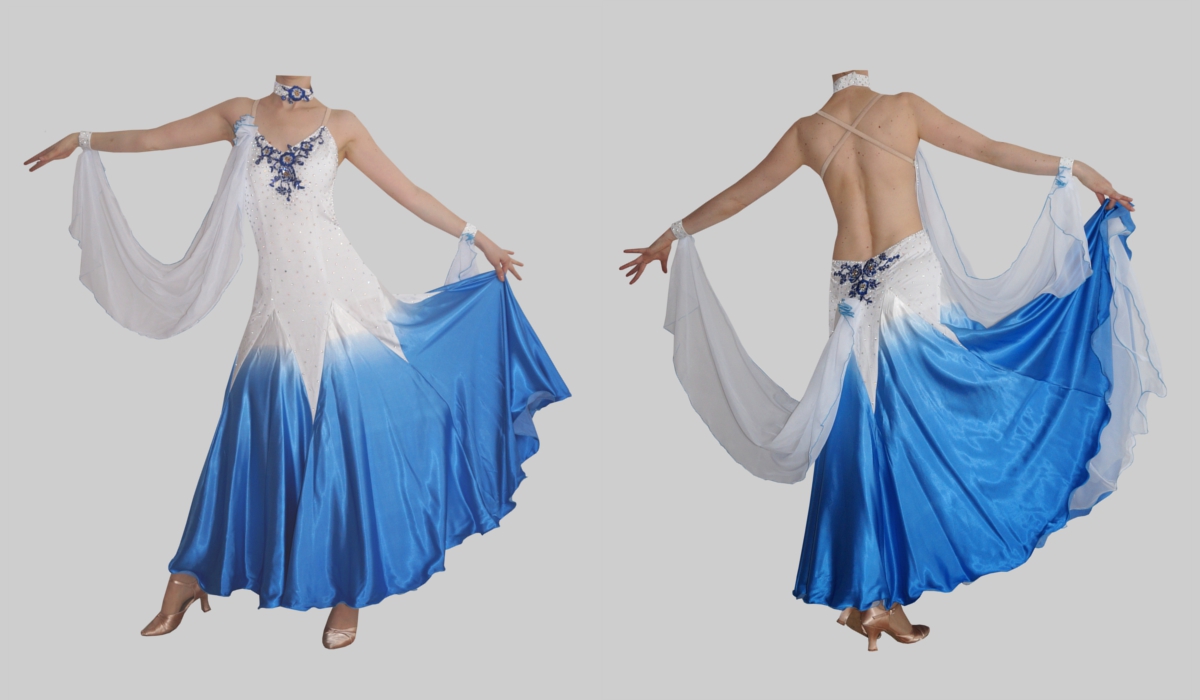 Standardkleid Eisblume 34/36/38