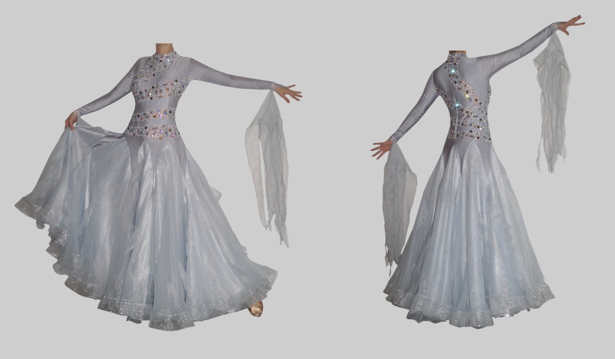 Standardkleid Queen of Silver 38/40/42