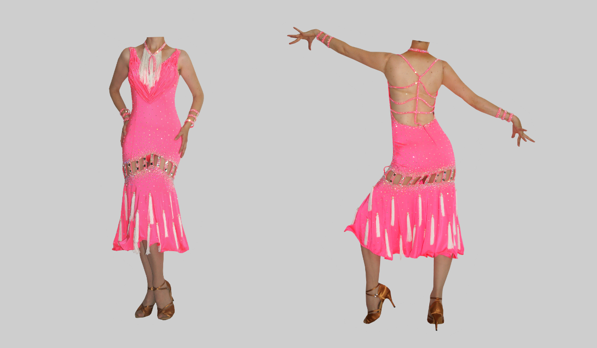 Lateinkleid Paradiesvogel 34/36